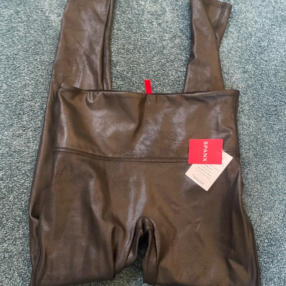 Spanx Faux Leather Leggings
